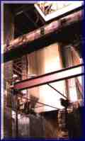 The interior of the building during construction, the pictures below show these two floors on completion